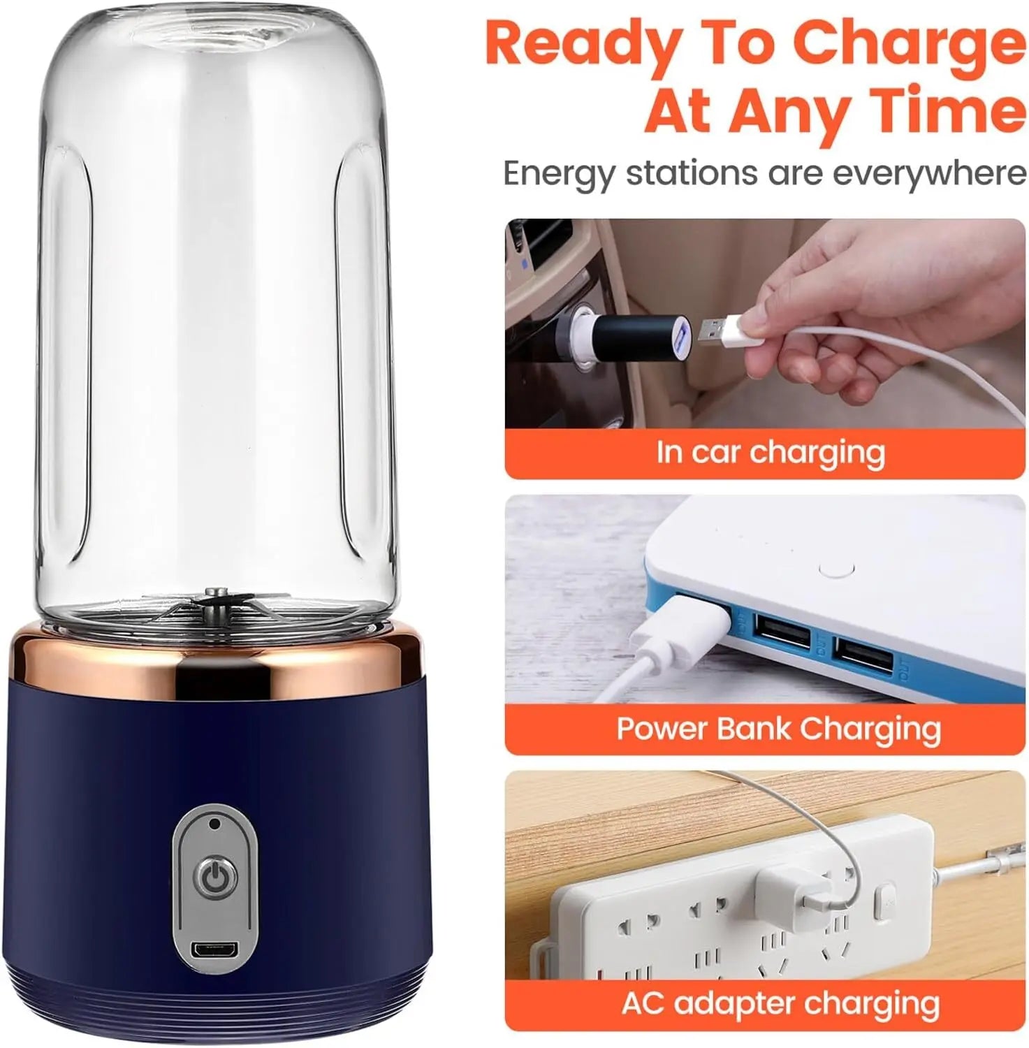 Electrical Blender portable USB charging