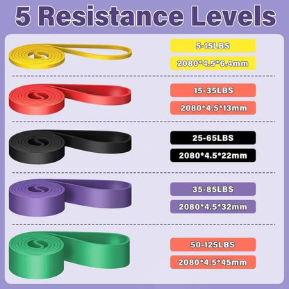 Heavy Duty Resistance Bands Set