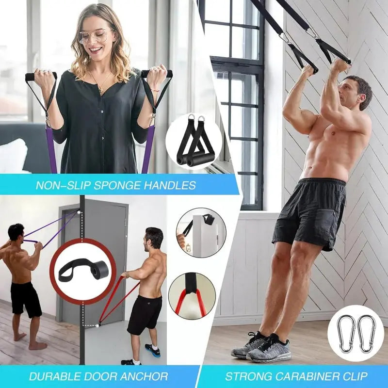 Heavy Duty Resistance Bands Set