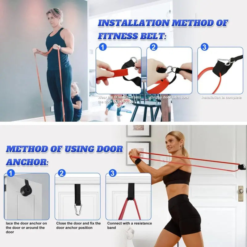 Heavy Duty Resistance Bands Set