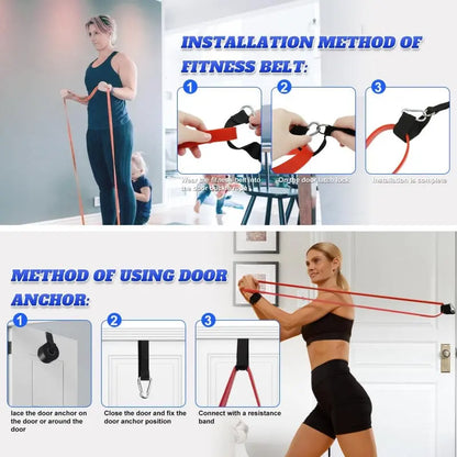 Heavy Duty Resistance Bands Set